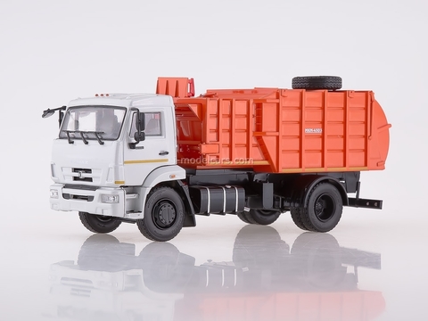 KAMAZ-43253 Garbage truck with manipulator MKM-4503 1:43 PAO KAMAZ