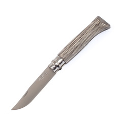 Фото Складной Нож Opinel №08, Sandvik 12C27, серая береза,  002389