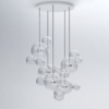 Люстра Balls Circular 24 Bubbles хром диаметр 100см.