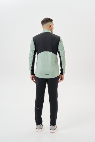 Мужской костюм для лыж и бега зимой Nordski Hybrid Pro 2.0 ice mint-black
