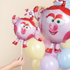 Шар К Мини-Фигура, Смешарики, Нюша, 17''/43 см, 5 шт.