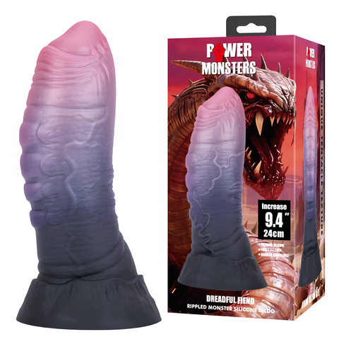 Dreadful Fiend, фаллоимитатор на присоске, серии Power Monsters, 24 см