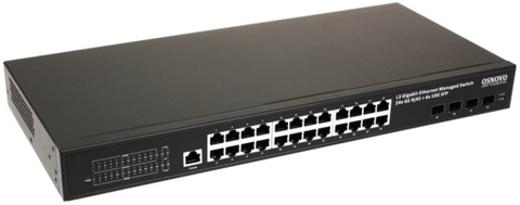 Коммутатор управляемый OSNOVO SW-24G4X-2L