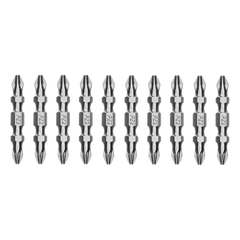 Бита двухстор., PH2-PZ2х45мм, сталь S2, 10шт. Gross