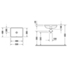 Duravit Starck 3 0305490000 Раковина, шгв 490*365*180, цвет-белый