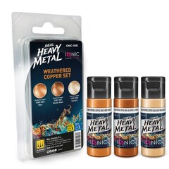 Набор красок Real Heavy Metal Weathered Copper - IONIC Smart Colors, 3 × 20 мл