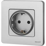 Розетка с заземлением - Legrand Inspiria - со шторками 16А 250В винтовые зажимы - алюминий — фото 9