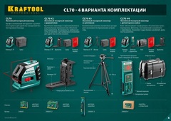 KRAFTOOL CL-70 #4, лазерный нивелир (34660-4)