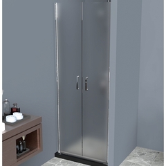 BelBagno Uno UNO-B-2-70-P-CR Дверь в проём с двумя распашными створками, цвет: хром фото