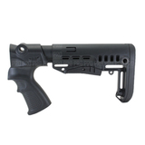 Телескопический приклад на МР-155, DLG Tactical черный