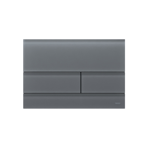 TECE 9240826 TECEsquare II Панель смыва, стекло серое сатинированное
