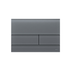TECE 9240826 TECEsquare II Панель смыва, стекло серое сатинированное фото