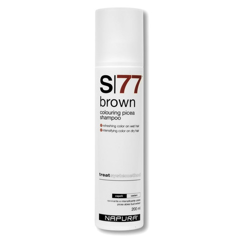 NAPURA Coloring S77 Brown shampoo Оттеночный шампунь для коричневых оттенков (SLS free) 200 мл купить за 2590&nbsp;руб