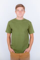Футболка премиум оливковая 180гр/м2