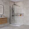 BelBagno Kraft KRAFT-L-1-90-C-NERO Душевая перегородка, цвет: чёрный