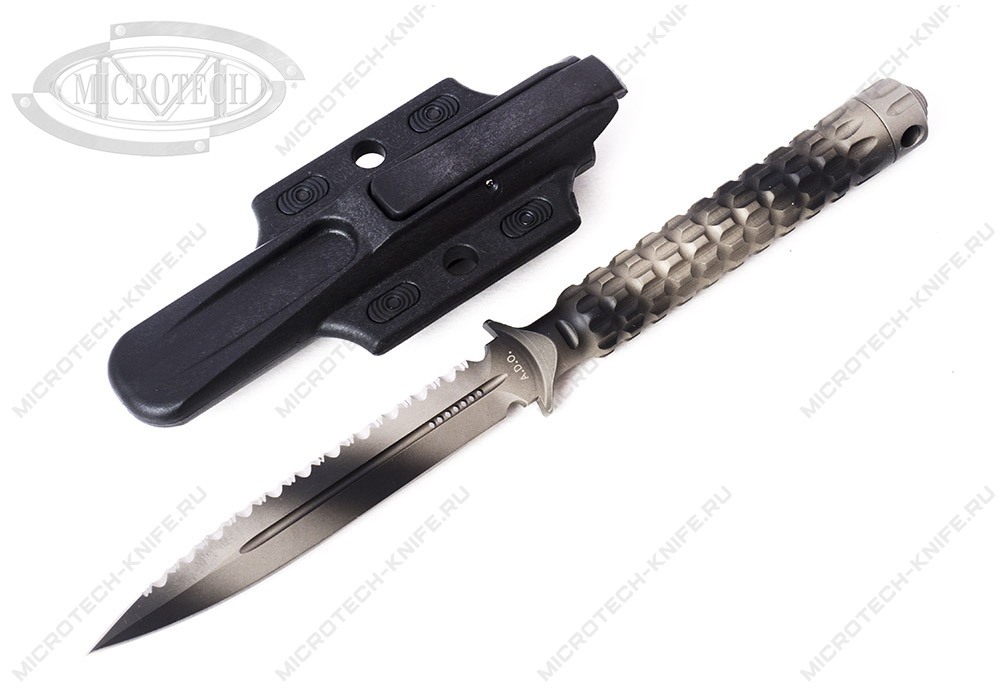 Нож Microtech ADO 115-3SC Stealth Camo Dagger Fixed Full Serr