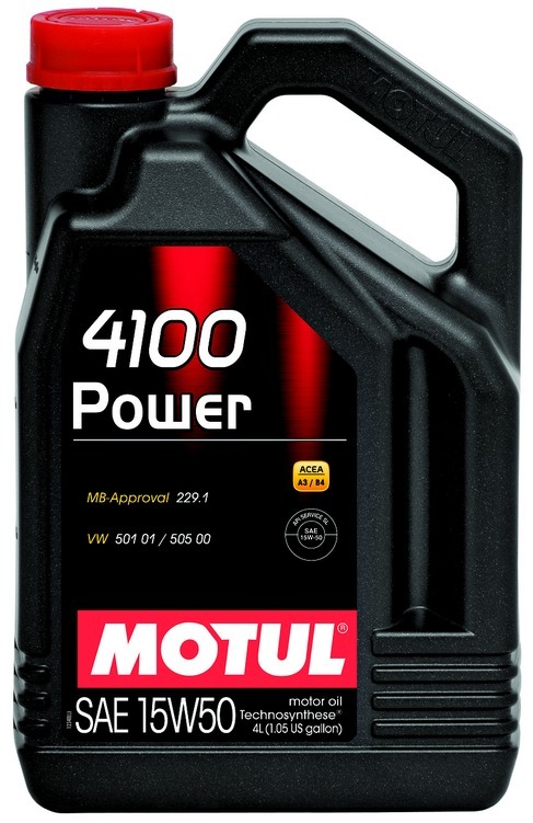 Motul 4100 Power 15W50 Technosynt Полусинтетическое моторное масло