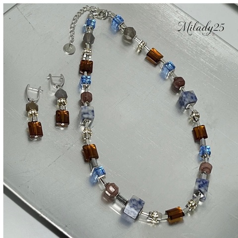 Комплект колье и серьги 61kl5702