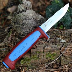 Нож Morakniv Basic 511 (C) Limited Edition 2025, универсальный/строительный, углеродистая сталь, 91мм, красный/синий