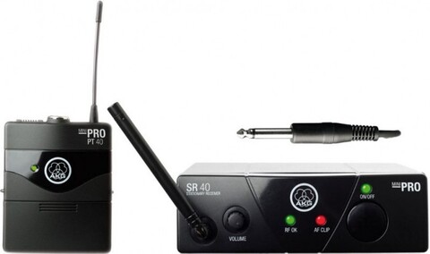 AKG WMS40 Mini Instrumental Set Band US45B (661.100) инструментальная радиосистема с портативным передатчиком и кабелем