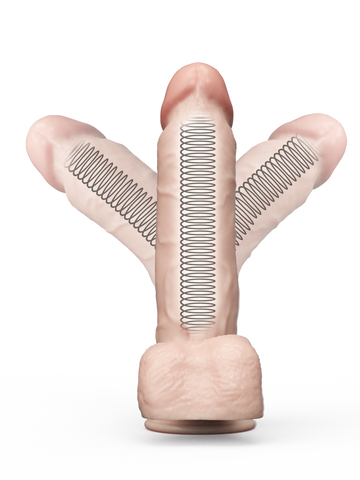 Фаллоимитатор неоскин на присоске F&F BEST COCK 8" 591504ru