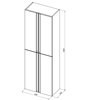 Allen Brau Eclipse 2.0 1.E1006.PGM 2.0 Пенал 60, platinum grey matt (333985)