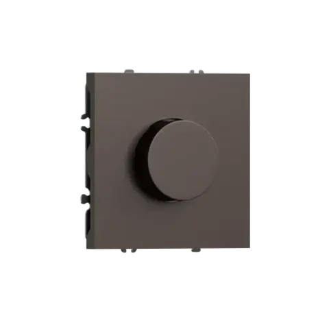 Светорегулятор Triac поворотный, LED, 200 Вт, мокко DONEL S08