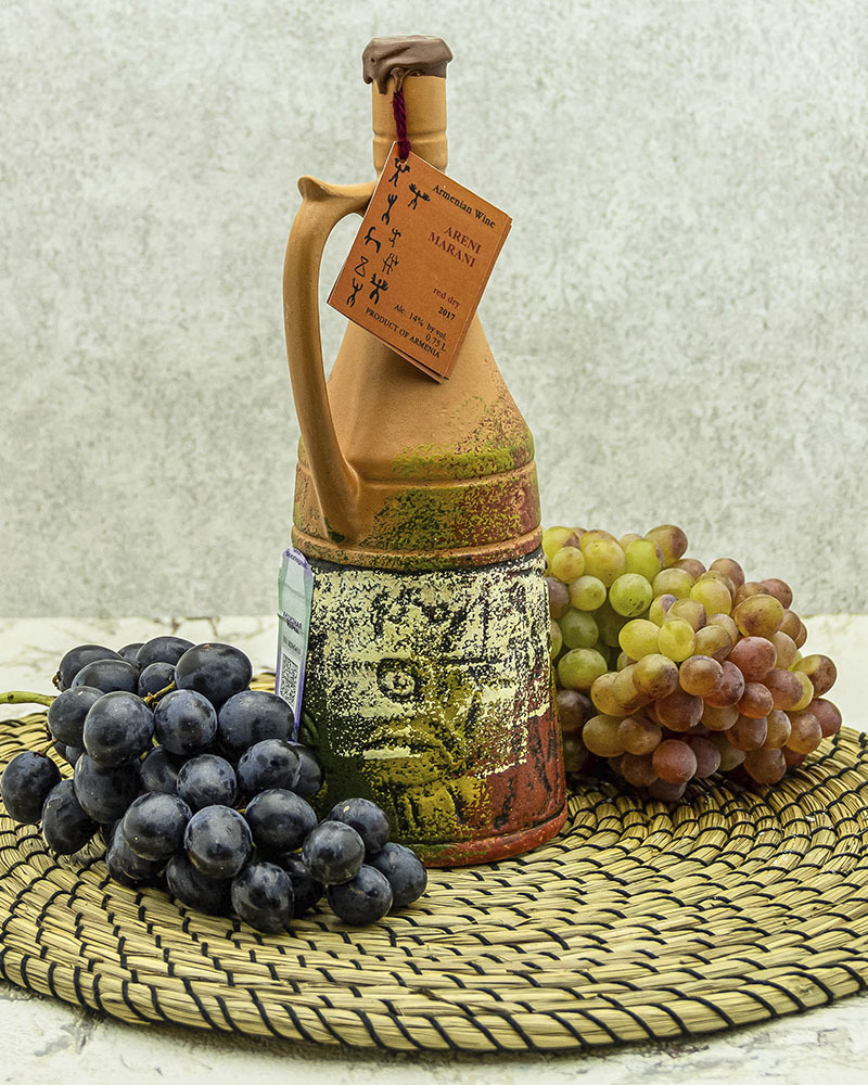 Вино Maran Winery Арени Марани Красное Сухое в Кувшине 2017 г.у. 14% 0,75 л