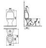 Creavit Cocuk CK300-11CB00E-FF00 Унитаз детский, цвет: белый