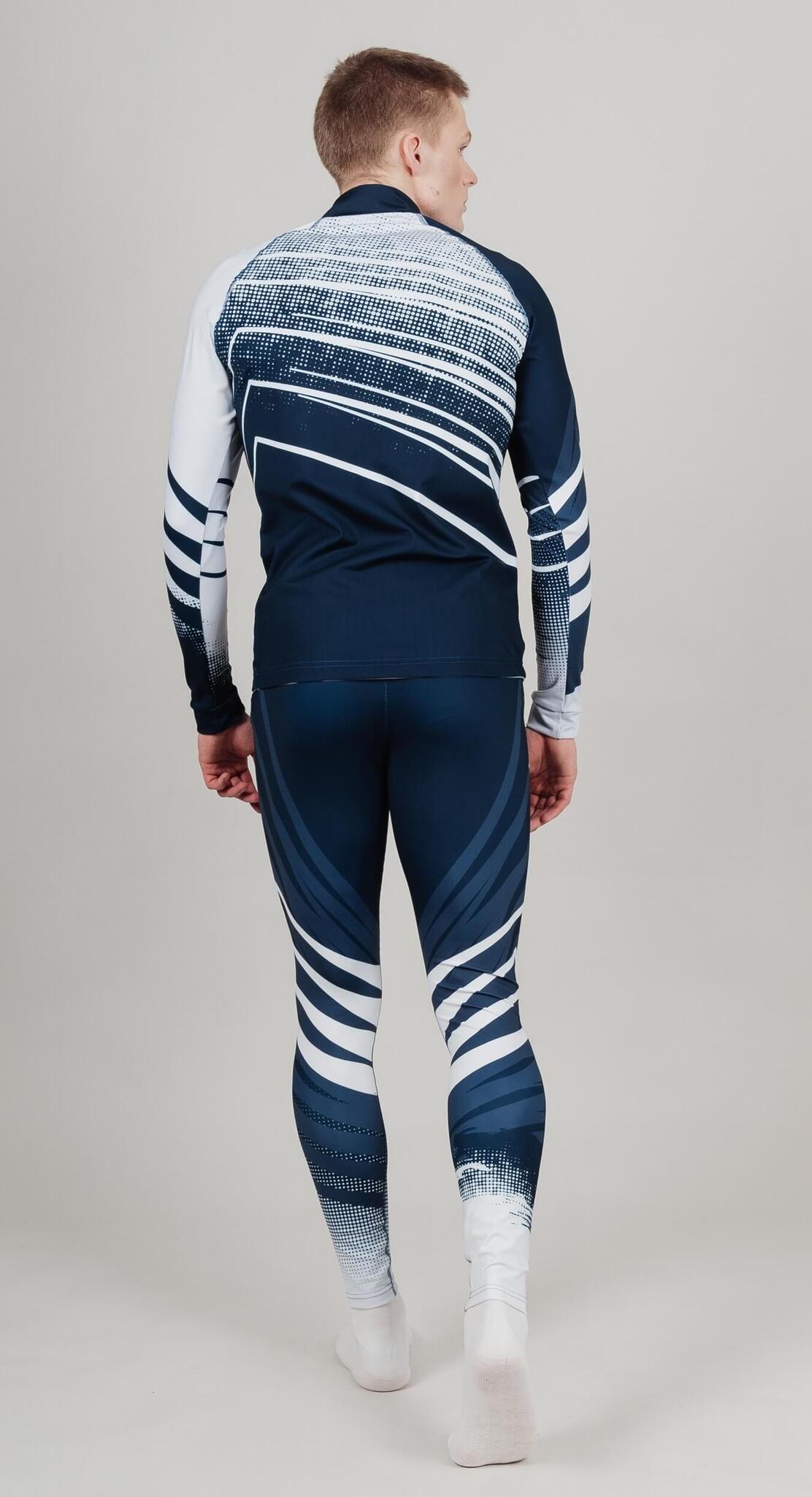 Лыжный гоночный костюм Nordski Pro унисекс blue-pearl blue - 9