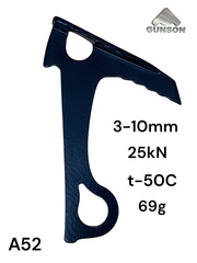 Якорь средний / 3-10мм /30ХГСА / HRc 45 / t-50C / 30kN правый отгиб / черный / L-120mm / W-69g