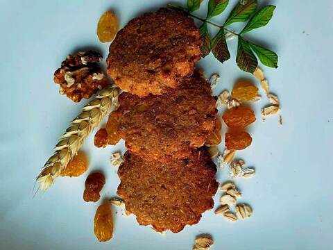 Печенье овсяное с изюмом без сахара