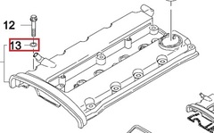 КОЛЬЦО УПЛОТНИТ БОЛТА КРЫШКИ КЛАПАННОЙ DOHC NEXIA; LACETTI, AVEO ДВИГ D3 GM