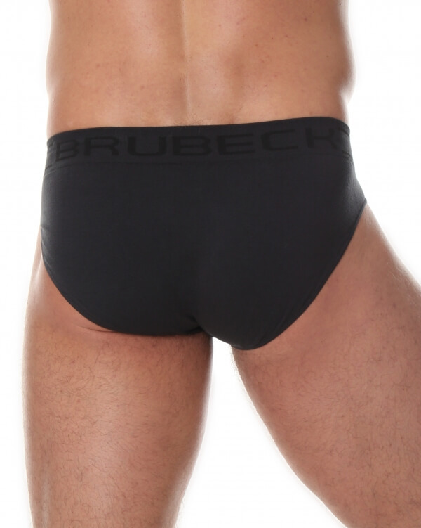 Мужские трусы слипы Brubeck Comfort Cotton темно-графитовые - 2