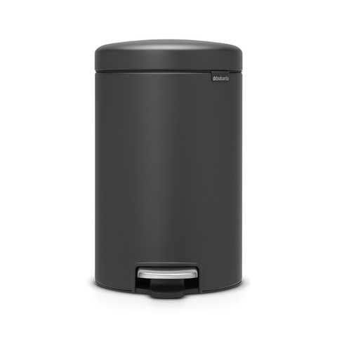 Brabantia 113802 Мусорный бак newicon (12 л), Минерально-графитовый