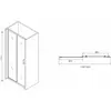 Abber Schwarzer Diamant AG30180B Душевая дверь, цвет: чёрный
