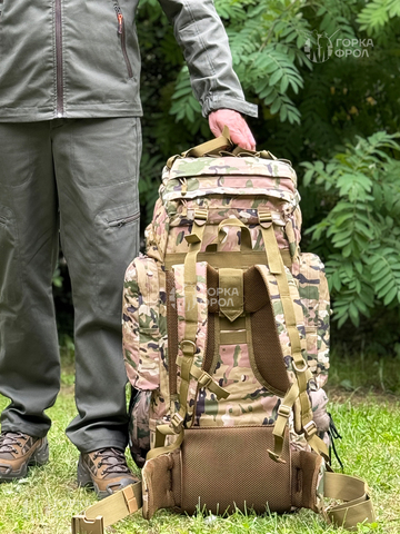 Рюкзак тактический Grizzly 75 л Cordura 500D Мультикам