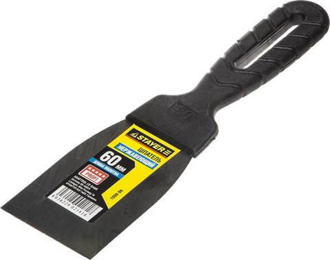STAYER PROFlat, 60 мм, пластиковая ручка, нержавеющий шпатель, Professional (1008-06) (12штук)