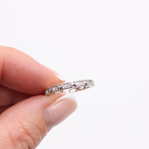 Кольцо rectangle silver