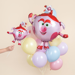 Шар К Мини-Фигура, Смешарики, Нюша, 17''/43 см, 5 шт.