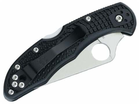 Нож складной Spyderco Delica 4 Flat Ground C11FPBK, сталь VG-10