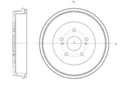 Барабан тормозной G-brake  GD-06630