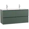 BelBagno UNO-1200-4C-SO-VO База под раковину подвесная с фрезерованными ручками по всей длине фасада с четырьмя выкатн. ящ., Еловый Матовый, 1200x455x608
