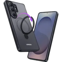 Чехол UGREEN CA334 (85443) Magnetic с кольцом Samsung GalaxyS26 Ultra, черный