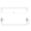 Gessi Goccia 38100#031 Полотенцедержатель 45см, цвет: хром