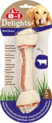 8in1 DELIGHTS Beef L косточка с говядиной для крупных собак 21 см