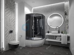 ДУШЕВАЯ КАБИНА ERLIT ER5710TP-C24 100x100x215 ВЫСОКИЙ ПОДДОН