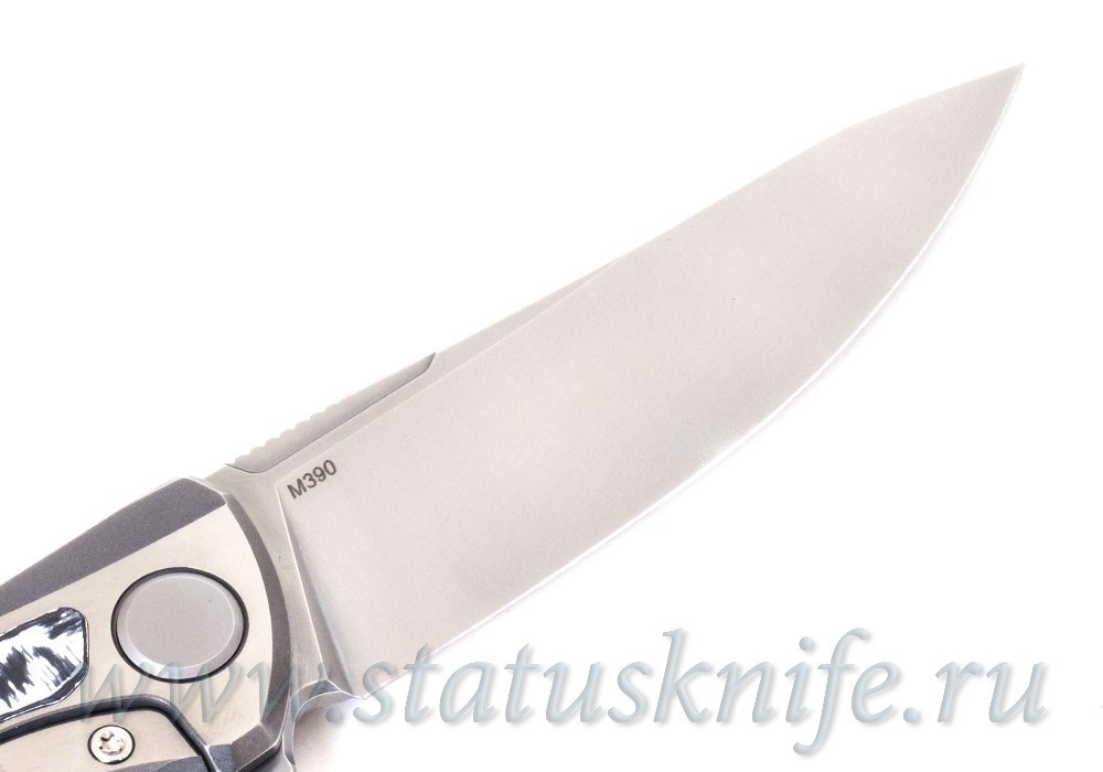 Нож Широгоров Флиппер F95NL 3M M390 CF WHITE STORM MRBS