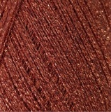 Пряжа Lana Gatto New Glitter 9117 терракот