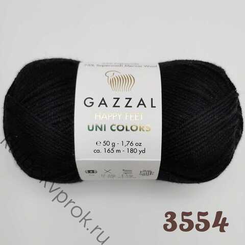 GAZZAL HAPPY FEET UNI COLORS 3554, Черный